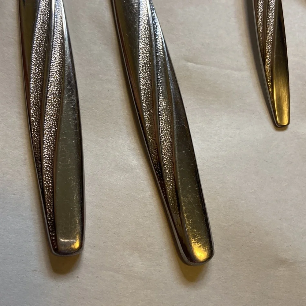 Vintage flatware American stainless USA co 12 total pieces